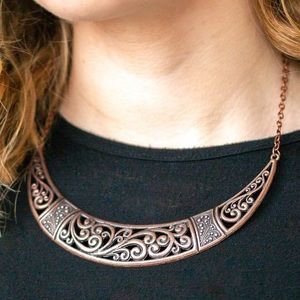 Bull In A China Shop Copper Necklace & Earrings Set